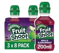 Fruit Shoot Apple & Blackcurrant Kids Juice Drink 8 x 200ml | Case of 3