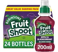 Fruit Shoot Apple & Blackcurrant - Made With Real Fruit - Pack 24x200ml