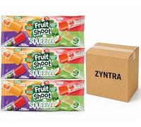 Fruit Shoot No Added Sugar Squeezy Ice Pops - Pack of 3 (36 x 45ml) Freeze at Home Pops, Assorted Fruit Flavours, Kids Frozen Treats