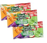 Fruit Shoot Squeeze Ice Pops Lollies - 3 X (12 x 45ml) Pack Freeze at Home Ice Lolly Pops with Real Fruit Juice, Gluten Free, Suitable for Vegetarians - 36 x 45mls