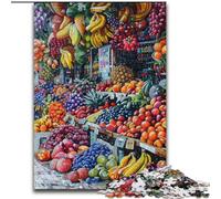 Fruit Shop Jigsaw Puzzles for Adults 1000 Jigsaws, Suitable for Ages 14 And Up Family Fun It Is Ideal As A Gift for The Whole Family (50x75cm)