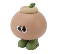 Fruit Silicone Night Light, Push Button Switch Cute Night Light USB Type C Silicone and ABS 30min Timing Mode 3 Level Brightness for Home (Coconut)