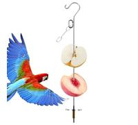 Fruit Skewer for Birds | Stainless Steel Fruit Skewer for Birds, Enrichment Toy for Food Finding and Home Decor for Conures,