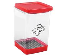 Fruit Slice Cup, Multifunctional Stainless Steel Blades Food Dicer Chop Box Effortless Food Cutter Dicer Kitchen Gadget for Vegetable Eggs Strawberry