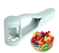 Fruit Slicer, 5-in-1 Multifunctional Stainless Steel Apple Slicer Corer Cutter, Fruit and Vegetable Chopper for Kitchen with Easy Grip Handle, Effortless Food Prep for Fruits, Salad, Onion