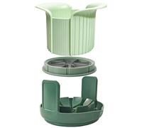 Fruit Slicer and Corer, 8 Slices Heavy Duty Cutter with Stand, Cut All the Way Through