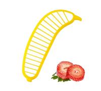 Fruit Slicer Cutter - Banana Peeler Tool, Efficient Chopper | Handy Banana Slicer for Smoothies, Fruit Salads, Kitchen Peeler, Filler Cutter, Quick Meal Preparation, Chopper Machine, Easy Grip Handle