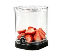 Fruit Slicer Mug | Removable Multifunctional Printed Plate - Manual Fruit Chopper - Suitable For Strawberry, Grape, Kiwi, Watermelon, Cantaloupe, Pitaya, And Motorhome, Dorm And Picnic