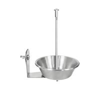 Fruit Snack Holder - Stainless Parrot Feeder for Pet Crate | No Clutter Design with Hook Mount, Easy Refill Access, Rust Free Build for Cockatiel, Finch, Pole, Outside, Backyard and Indoor