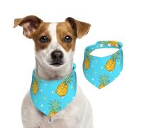 Fruit Spotted Pineapple Dog Bandana Cat Bandana 1PC Dog Accessories for Small Dogs