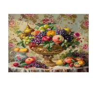 Fruit Still Life 1000 Pieces Mini Jigsaw Puzzle for Adults | 70x50cm Cardboard, Living Room Decor, Durable Structure, Birthday Gift, Mind Relaxation
