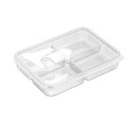 Fruit Storage Containers, Fridge Organizer, Clear Divided Food Containers