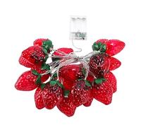 Fruit String Light, Battery Powered Indoor Outdoor Lighting Lamp, Strawberry Fairy Lights for Garden/Yard/Home/Party/Christmas Tree Decorations(Strawberry,size:3m/118.11in)