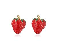 Fruit Stud Earrings for Women Dainty Tiny Fruit Stud Earrings Unique Avocado Earrings Cute Lifelike Orange Pineapple Funny Mangosteen Earrings Summer Fruits Jewelry Gifts, L, Alloy Steel, No Gemstone