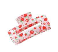 Fruit Style Hair Clip Girls Women Lightweight Anti-Slip Clamps Creating Voluminous Low Ponytail Friendly PVC Hair Accessories