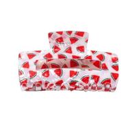 Fruit Style Hair Clip Girls Women Lightweight Anti-Slip Clamps Creating Voluminous Low Ponytail Friendly PVC Hair Accessories