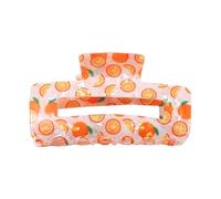 Fruit Style Hair Clip Girls Women Lightweight Anti-Slip Clamps Creating Voluminous Low Ponytail Friendly PVC Hair Accessories