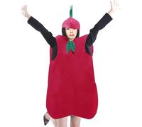 Fruit Suit - 31.5 Outfit | Fabric Suit - Cute Elastic Breathable Adult Dress with Hat for Halloween Carnival Theme Parties Stage Performance Masquerade