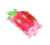 Fruit Theme Acrylic Hair Claw Clip For Women And Girl Ponytail Holder Strong Hair Grip With Vibrancy Color Daily Wear Acrylic Hair Clip