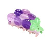 Fruit Theme Acrylic Hair Claw Clip Ponytail Holder Vibrant Color Strong Grip Daily Wear Fruit Claw Clips for Women and Girls