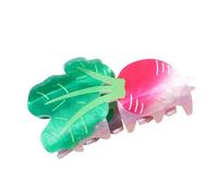 Fruit Theme Acrylic Hair Claw Clip Ponytail Holder Vibrant Colors Durable Grip Everyday Wear Acrylic Clips for Women and Girls