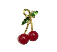 Fruit Themed Brooch for Outfit Upgrade Metal Alloy Badge Pin Jewelry for Parties Dates Everyday Use Alloy Fruit Brooch