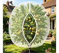 Fruit Tree Netting Bird Protection with Zipper, Bird Insect Barrier Netting Fine Mesh Protection Bags, Cherry Plant Net for Protect Plant Fruits Flower From Insect Bird Eating (200 * 250CM)