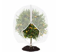 Fruit Tree Netting Bird Protection with Zipper, Bird Netting for Garden, Fruit Trees Cover Frame Bags with Drawstring for Small Bush Vegetables Strawberry Net (80x100cm)