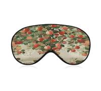Fruit Under The Tree Sleep Mask Block Light Eye Sleep Shade Cover Comfortable Lightweight Sleeping Blindfold Soft Breathable Night Eye Cover Adjustable Band Eye Mask for Men Women
