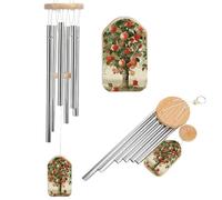 Fruit Under The Tree Wind Chimes for Outside Memorial Gift Sympathy Wind Chimes Aluminum Tube Windchime with Hook Windbell for Outdoor Patio Garden Decor Housewarming Gift