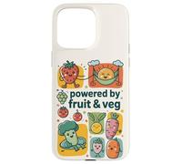 Fruit Veg Powered Vegan Kids Cute Kawaii Design Case for iPhone 15 Pro Max