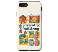 Fruit Veg Powered Vegan Kids Cute Kawaii Design Case for iPhone SE (2020) / 7/8