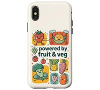 Fruit Veg Powered Vegan Kids Cute Kawaii Design Case for iPhone X/XS