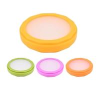 Fruit Vegetable Containers For Fridge, 4pcs Avocado Onion Containers, Flexible Silicone Food Storage, Reduce Oxidation, Lightweight And Portable, For Garlic, Onions, Lemons, And Potatoes