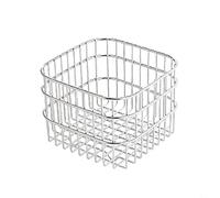 Fruit Vegetable Drain Basket Stainless Steel Wire Storage Container for Kitchen Sink Organiser Countertop Holder Colander Strainer Drainer Dish Drying Rack(M)