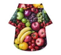 Fruit Vegetable Grape Strawberry Banana Cute Dog Shirt Soft Cozy Pet T-Shirts Pullover Cat Clothes