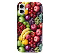 Fruit Vegetable Grape Strawberry Banana Slim Phone Cases Cover Compatible with iPhone 16/16 Plus/16 Pro/16 Pro Max/16 E