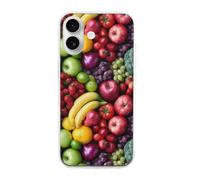 Fruit Vegetable Grape Strawberry Banana Slim Phone Cases Cover Compatible with iPhone 16/16 Plus/16 Pro/16 Pro Max/16 E