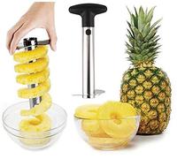 Fruit & Vegetable Slicer & Dicer, Grater, Shredder -Multifunctional & Versatile Food Chopper, Fast & Easy (Pineapple Slicer)