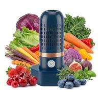 Fruit Vegetable Washer 9 5-Inch Portable Electrolysis Cordless with IPX7 for Kitchen