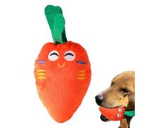 Fruit & Veggie Plush Toys - Squeaky Pet for Dogs, Soft Teething Chew, Stuffed Animal Shape Interactive, Puppy Play Accessories | Indoor Sound for Cats and Dogs, Small Breed Chewers