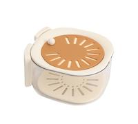 Fruit Wash Bowl with Strainer Insert, 2-in-1 Multifunctional Kitchen Utensil with Folding Handle and Lid, Kitchen Sieves and Sieve Inserts - For Kitchen, Picnic, Camping, Refrigerator, Snack, Tomato