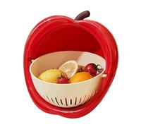 Fruit Wash - Double Layer Quick Draining Convenient | Fruit And Vegetable Wash Drain Basket | For Berry Lettuce Pasta Kitchen House Apartment Restaurant Picnic Camping