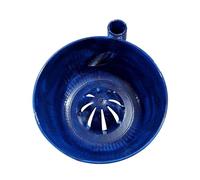 Fruit Washer Bowl with Strainer - 3D Printed Fast Self-Turning Basket with Drain Holes - Fruit Cleaner Bowl | Rinse Submerge Prepare Food Cooking Baking Serving Countertop