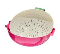 Fruit Washing Bowl, Cleaning Basket with Strainer, Drainer Cleaner Tool, Salad Veggie Pasta, BBQ Food Prep, Kitchen for Home Picnic, 10.63 x 9.84 x 3.94 inches, Lightweight 463 g