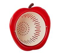 Fruit Washing Bowl:Multifunctional Fruit Washing Containers,Dee Fruit Storage Containers,Funny Double Layer Dee Strainer Large Capacity,Bowl Cleaner