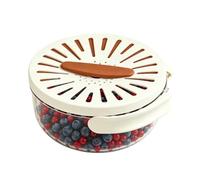 Fruit Washing Bowl Portable Foldable Handle Kitchen Food Fruit Produce | Fruit Vegetable Wash Bowl Kitchen Cleaning Storage for Home Kitchen Sink Counter Apartment Dorm Camping Pi
