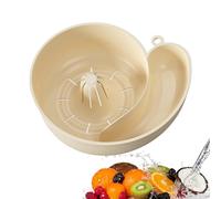Fruit Washing Bowl | Snail Shape Rotating Berry Strainer | Versatile Kitchen Utensil for Tomato Strawberry Lettuce Salad Mix Storage Sink Refrigerator Garden