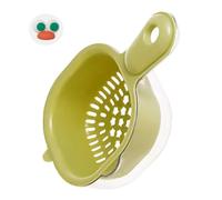 Fruit Washing Bowl with Strainer,Draining Container with Handle - Kitchen Draining Basket - for Salad Making Camping Countertop Outdoor Berry Pasta Noodles Rice