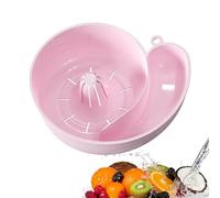 Fruit Washing Bowl with Strainer | Rotating Snail-Shape Fruit Strainer,Kitchen Gadgets for Sink Salad Tomato Watermelon Lettuce Strawberry Storage Snack Faucet Travel Camping Garden Fridge